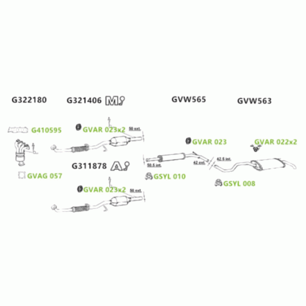 GT Exhausts Exhaust System image