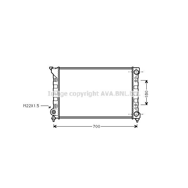RADIATOR VW 88-97 image