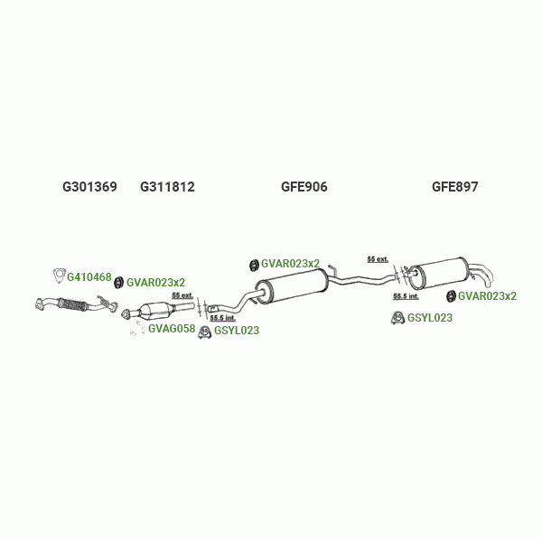 GT Exhausts Exhaust System image