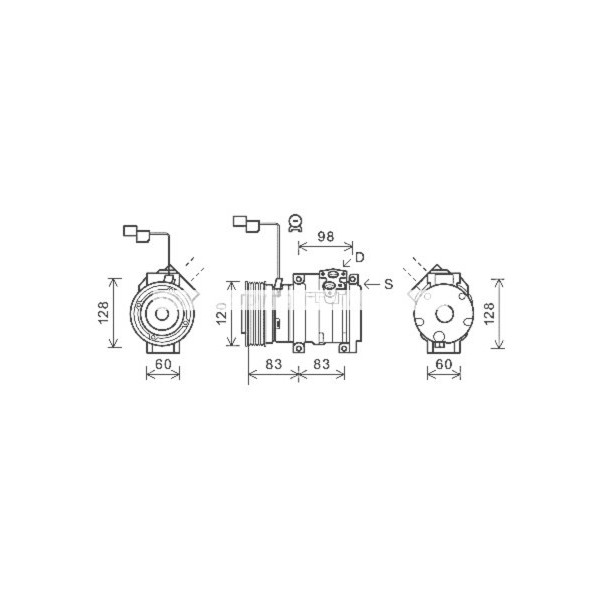 CMPRSSR PAJERO V 30 I 07- image