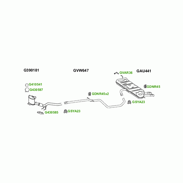 GT Exhausts Exhaust System image