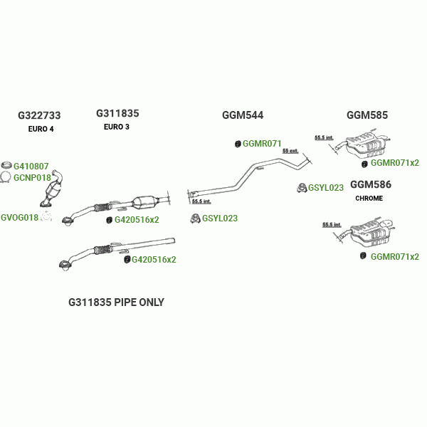 GT Exhausts Exhaust System image