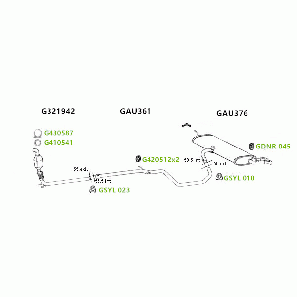 GT Exhausts Exhaust System image