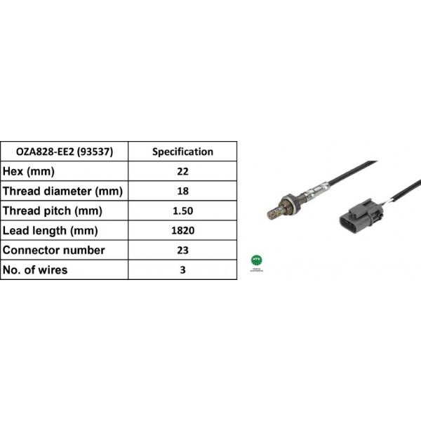 LAMBDA SENSOR MICRA 92-00 image