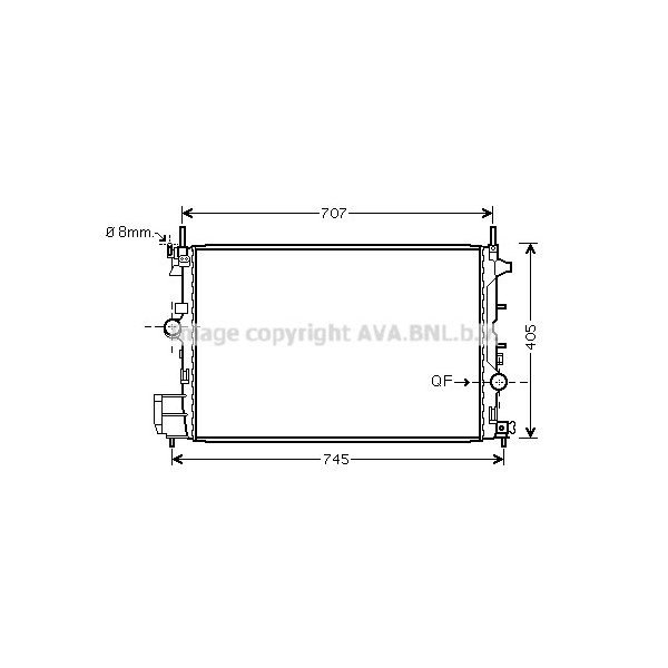 RAD FIAT CROMA 05-07 image