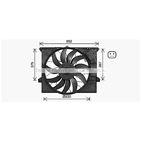 CLG FAN MERC GL CLASS GLASS ML R 05-13 image