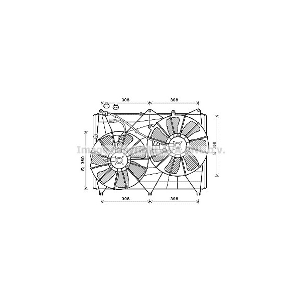 COOLING FAN GRAND VITARA 05 - image
