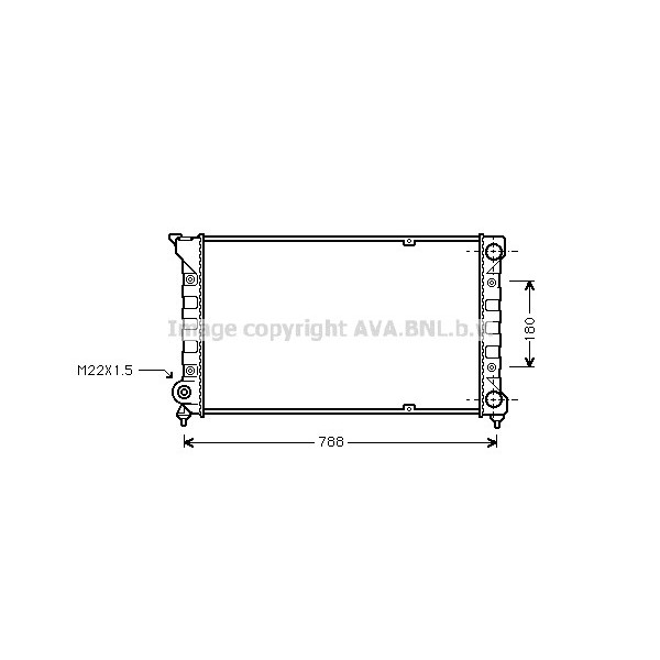 RADIATOR VW 88-97 image