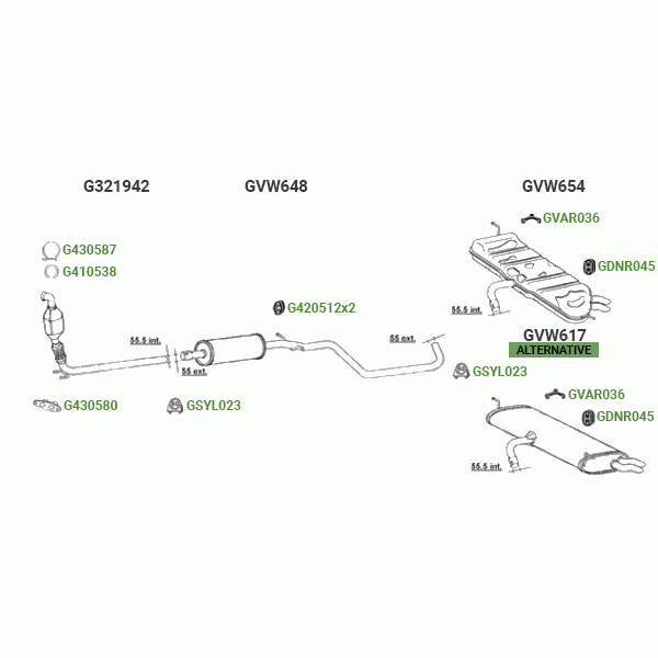 GT Exhausts Exhaust System image
