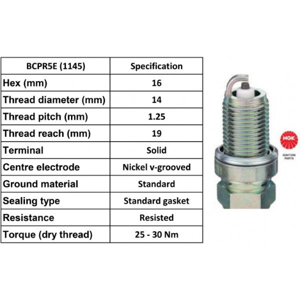 Spark Plug Citroen Peugeot Renault Skoda 82-02 image