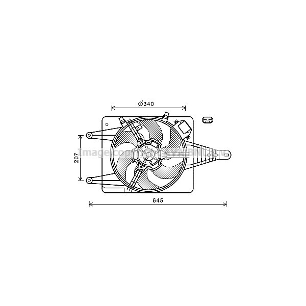 CLG FAN ALFA 156 98-06 image