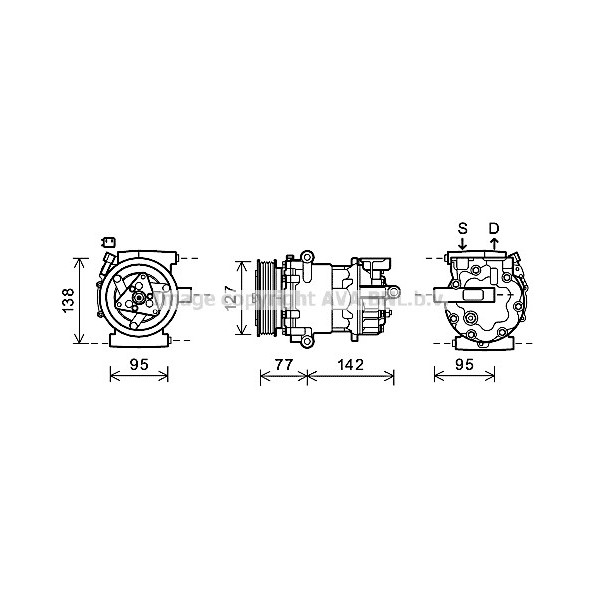 CMPRSSR FORD TRANSIT 09-12 image