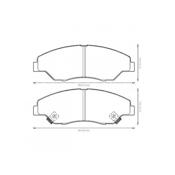 BRK PAD SET FT KIA 94-03 image