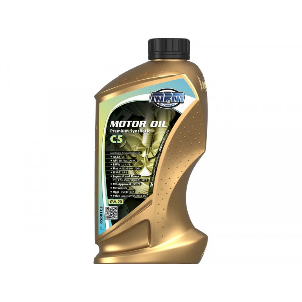 MPM MOTOROIL 0W-20 PREMIUM SYNTHETIC C5 1LT image