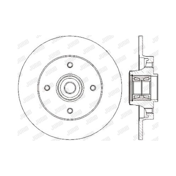Jurid Brake Disc (Rear) image