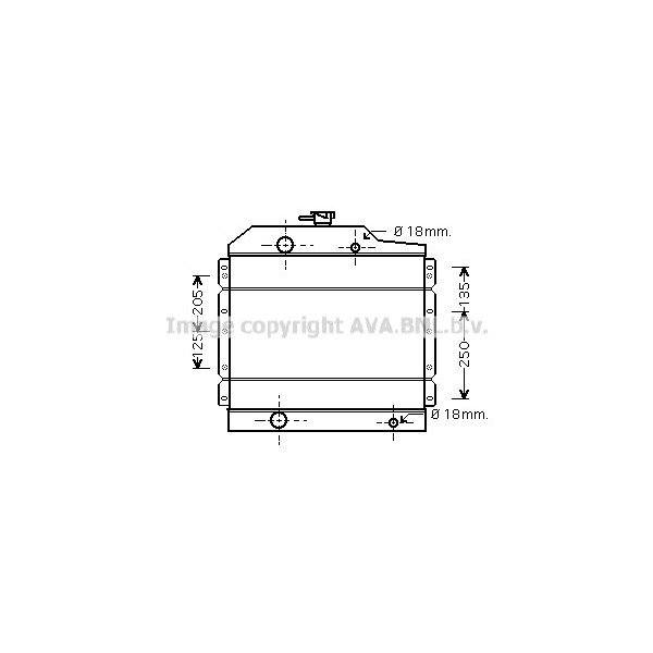 RAD TRACTOR CERES 85 SV 97- image