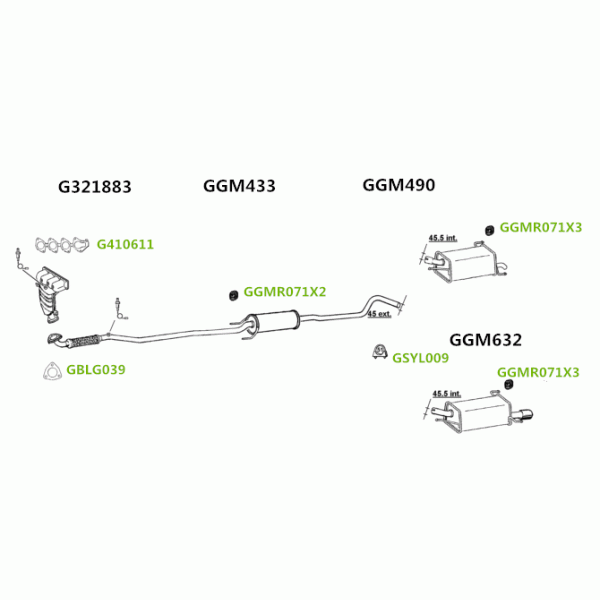 GT Exhausts Exhaust System image