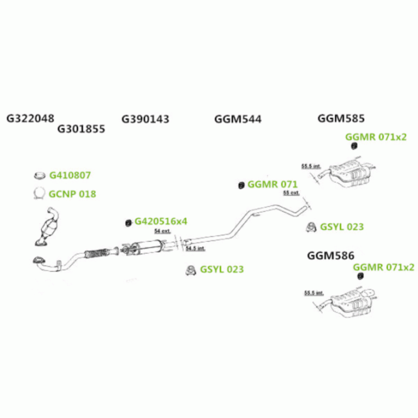 GT Exhausts Exhaust System image