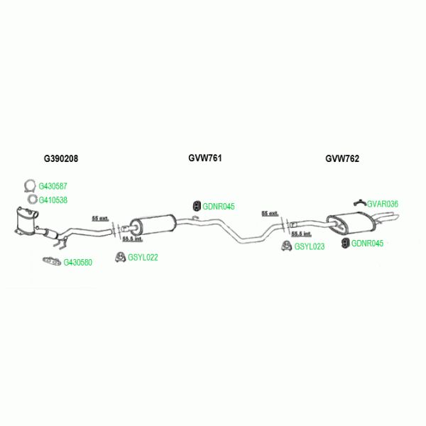 GT Exhausts Exhaust System image