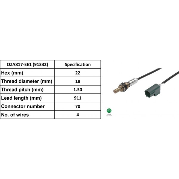 LAMBDA SENSOR X TRAIL 01-07 image