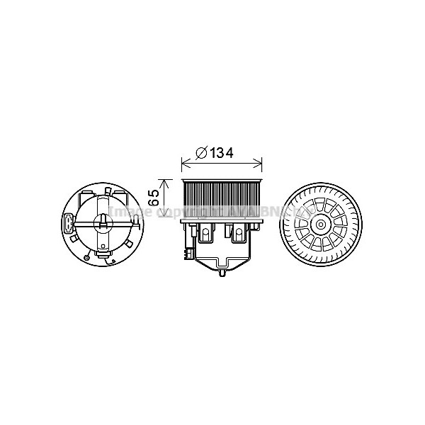 HEAT BLOWER LAND ROVER RANGE EVOQUE 15-19 image