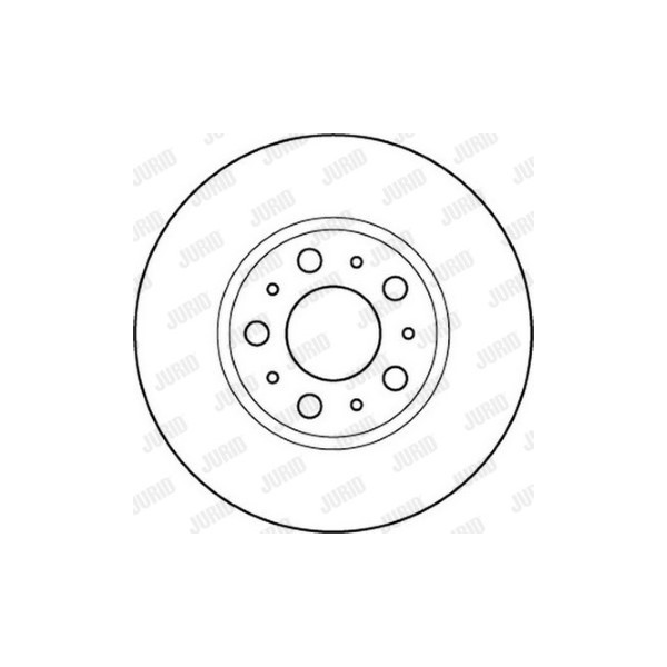 SINGLE BRK DISC FT VOLV S60 S80 V70 XC70 96-10 image