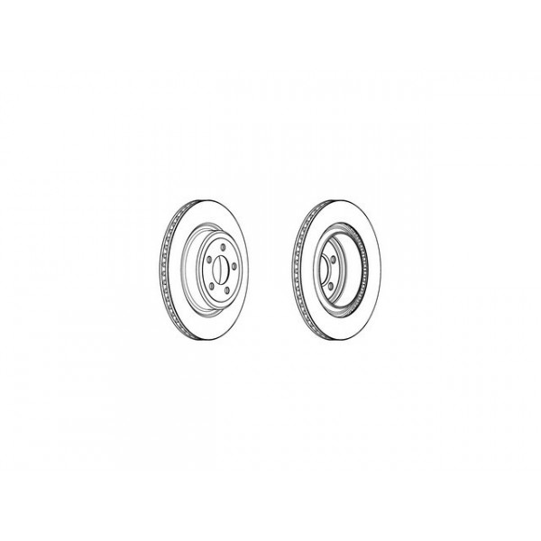 SGL BRK DISC R CHRY 300C 05-11 image