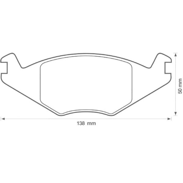 BRK PAD SET FT SEAT VW 81-02 image