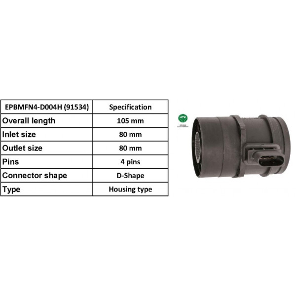 AIR FLOW METER MERC VIANO VITO 109 111 115 03-14 image
