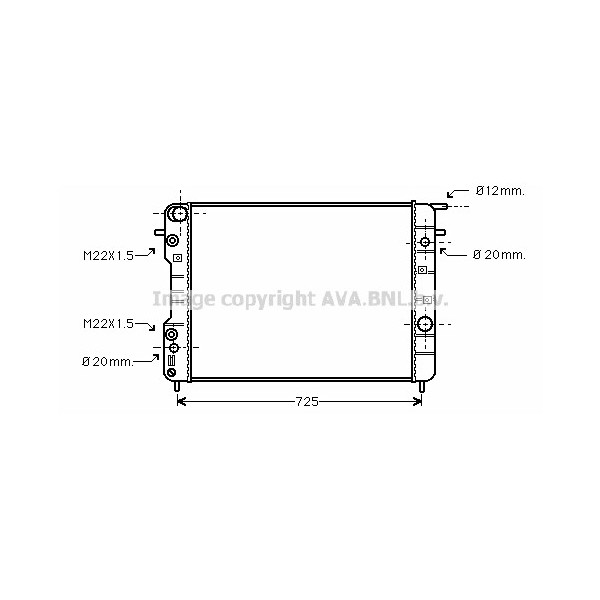 RAD VAUXHALL OMEGA 01-03 image