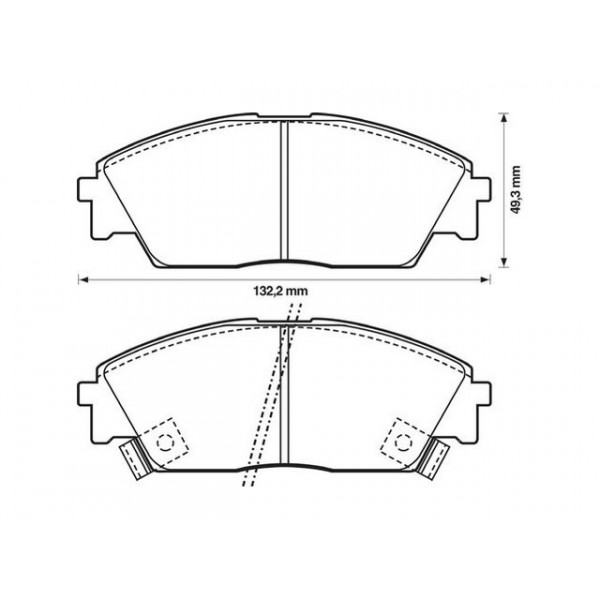 Jurid Brake Pad Set (Front) image