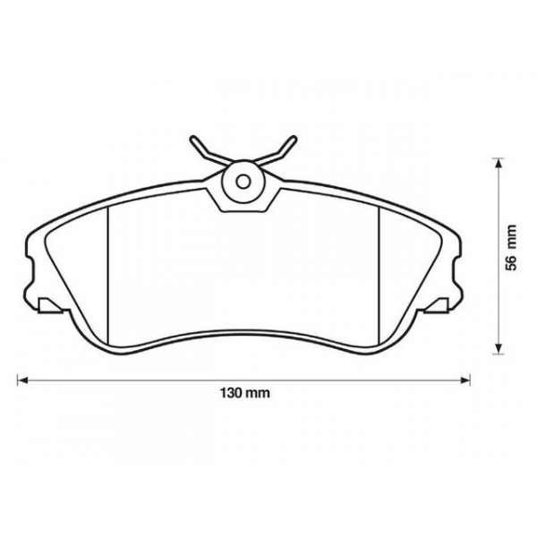BRK PAD SET FT CITRO?N PEUGEOT 96-15 image