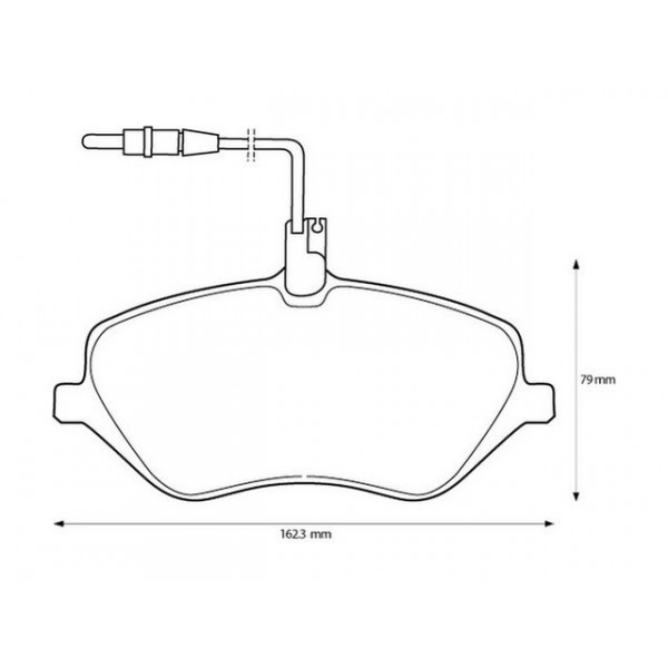 BRK PAD SET FT CITRO?N PEUGEOT 00-17 image