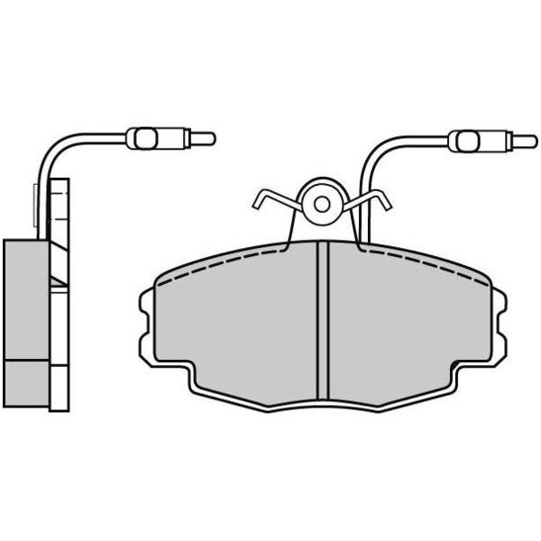 Brake Pad Set - Disc Brake Citroen 91-97 image