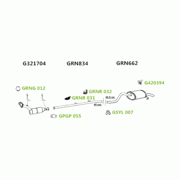GT Exhausts Exhaust System image