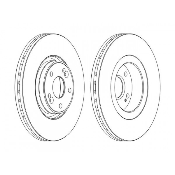 SGL BRK DISC FT LAGUNA 01-08 image