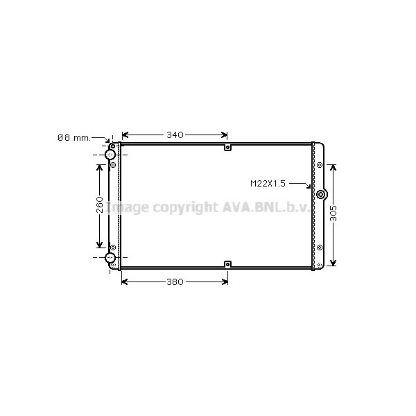 RADIATOR VW 98-03 image