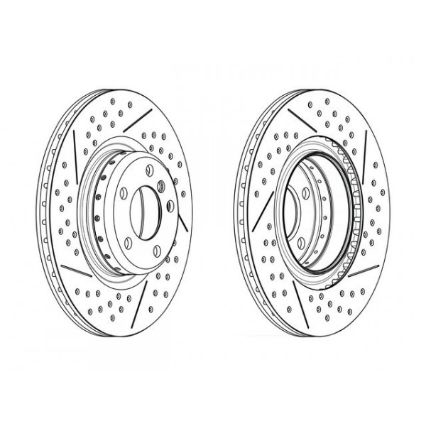 SGL BRK DISC R BMW 1 2 3 4 SER 11-21 image