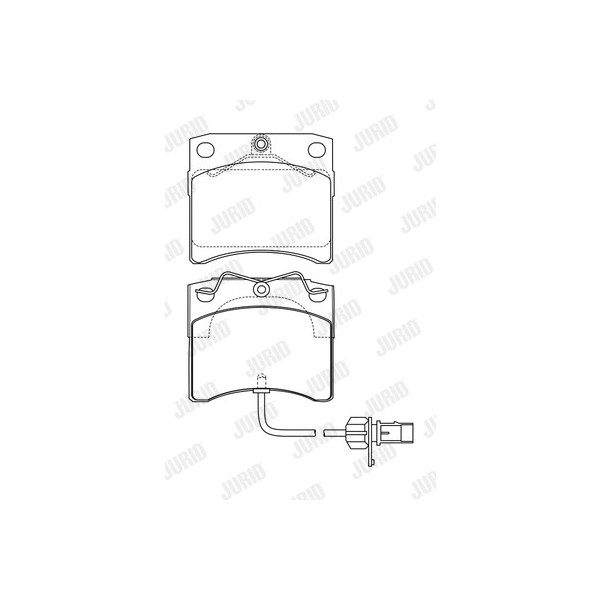 BRK PAD SET FT VW 90-03 image