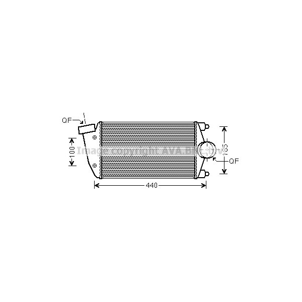 INTERCOOLER LH PORSCHE 911 06-10 image