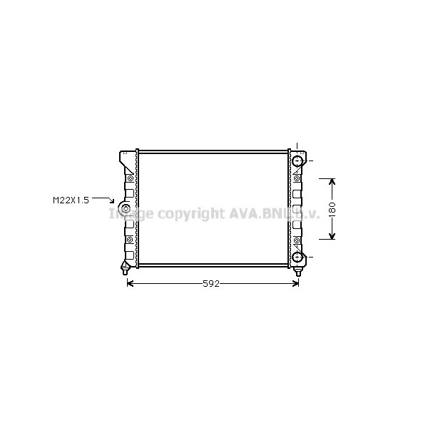 RADIATOR VW 91-99 image