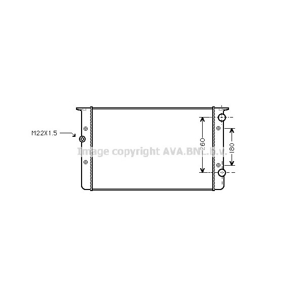 RADIATOR VW 91-99 image