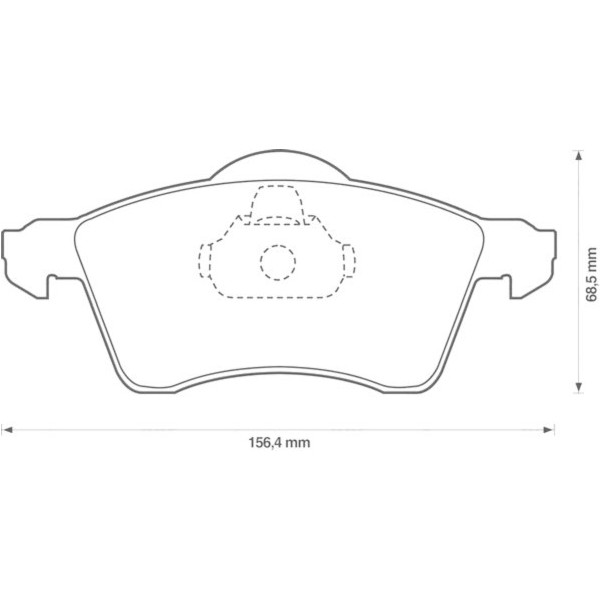 Brake Pad Set - Disc Brake VW 90-03 image