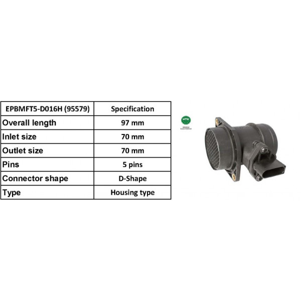 AIR FLOW METER BMW 1 3 SER 01-09 image