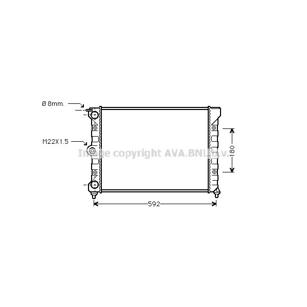 RADIATOR VW 80-94 image