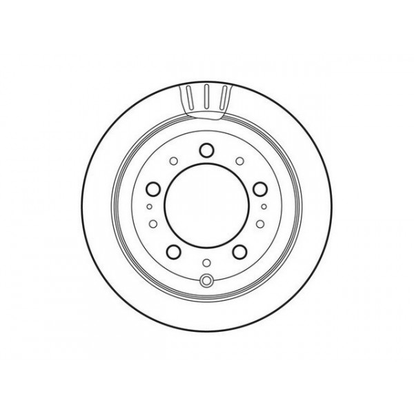 PR BRK DISC R TOYO LANDCRUISER AMAZON 98-07 image