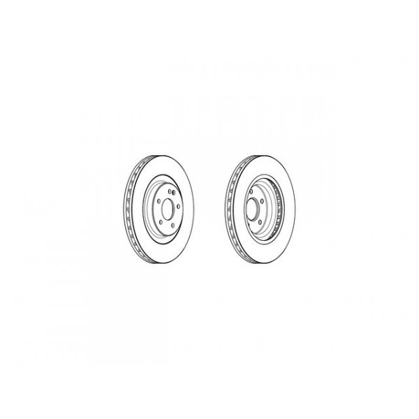 SGL BRK DISC FT MERC SL CLASS 92-01 image