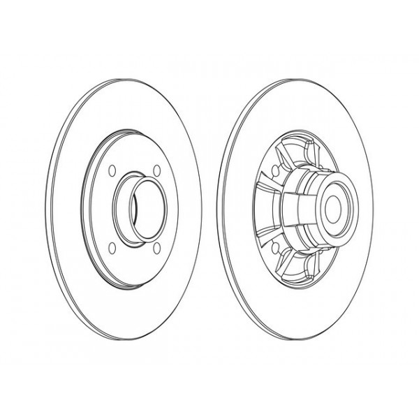 Jurid Brake Disc (Rear) image