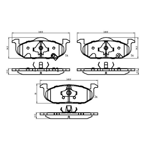 Brake Pad Set - Disc Brake MG 11-21 image