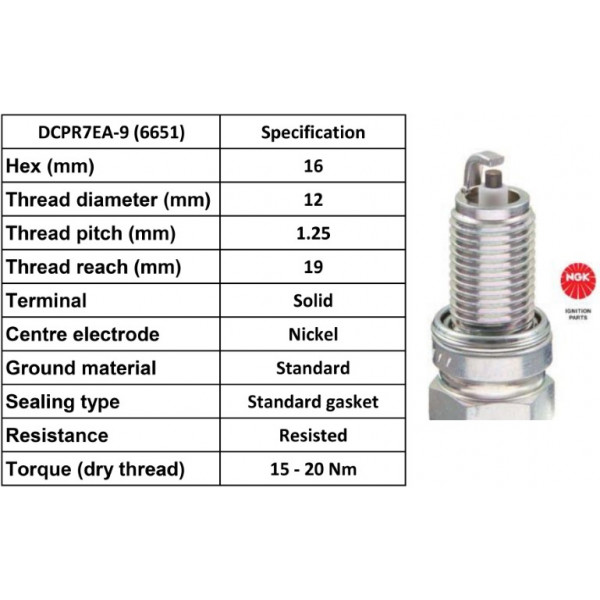 Spark Plug Daihatsu 05-15 image